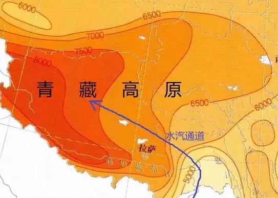 青藏高原太阳辐射强的原因是什么 青藏高原对我国地理环境的影响